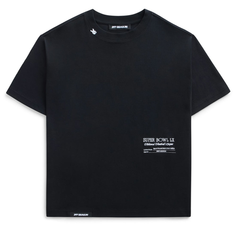Off Season x NFL Unisex Super Bowl LX Graphic T-Shirt - Black on sale