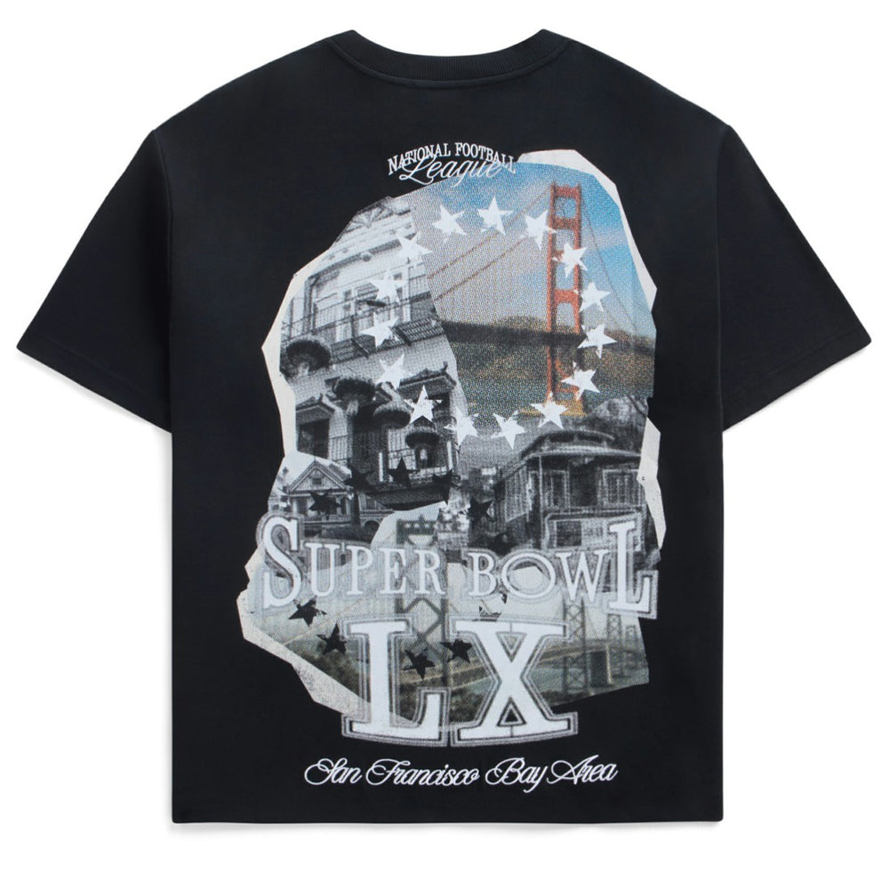 Off Season x NFL Unisex Super Bowl LX Graphic T-Shirt - Black on sale