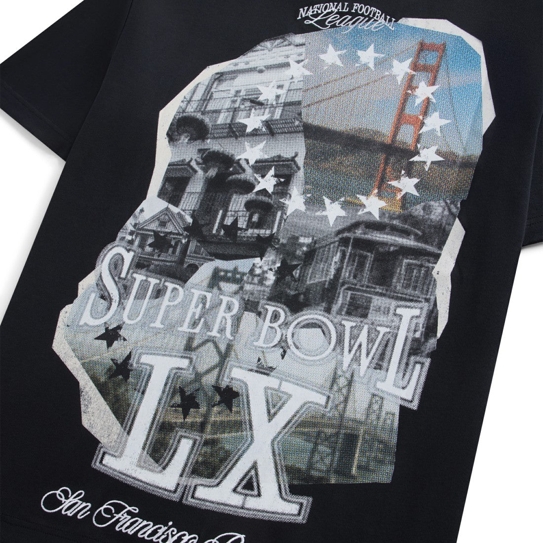 Off Season x NFL Unisex Super Bowl LX Graphic T-Shirt - Black on sale