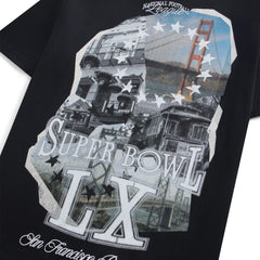 Off Season x NFL Unisex Super Bowl LX Graphic T-Shirt - Black on sale