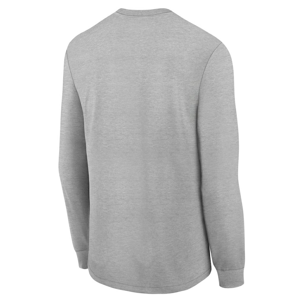 New England Patriots Youth 2025 AFC Champions Locker Room Trophy Collection Long Sleeve T-Shirt - Gray | Nike outlet