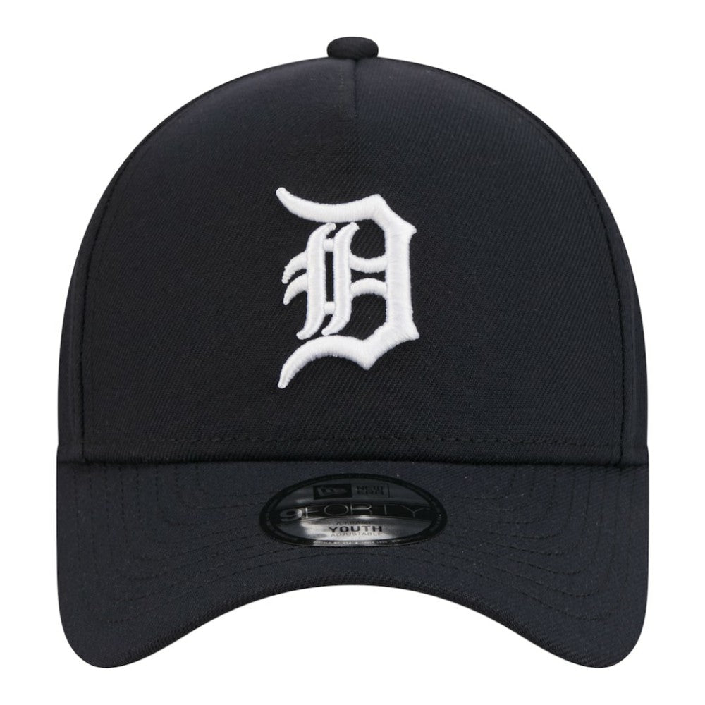 Detroit Tigers Youth 9FORTY A-Frame Adjustable Hat - Navy | New Era