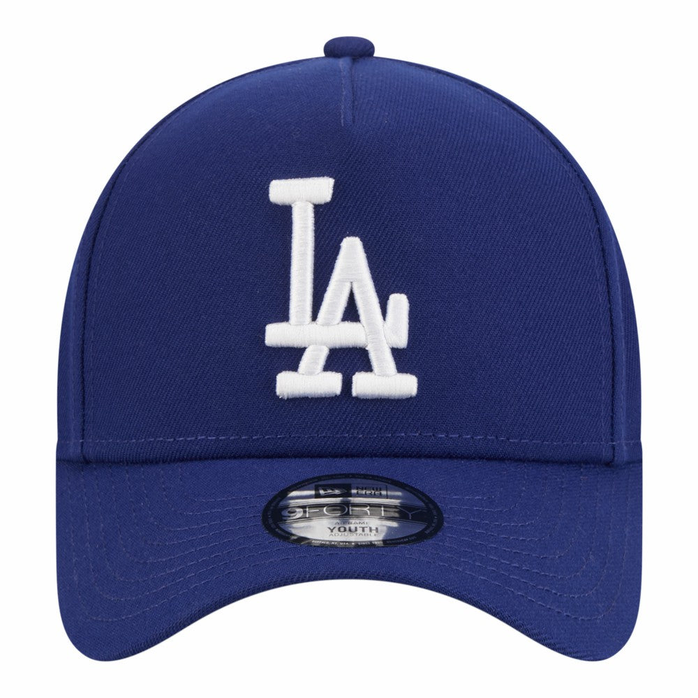 Los Angeles Dodgers Youth 9FORTY A-Frame Adjustable Hat - Royal | New Era
