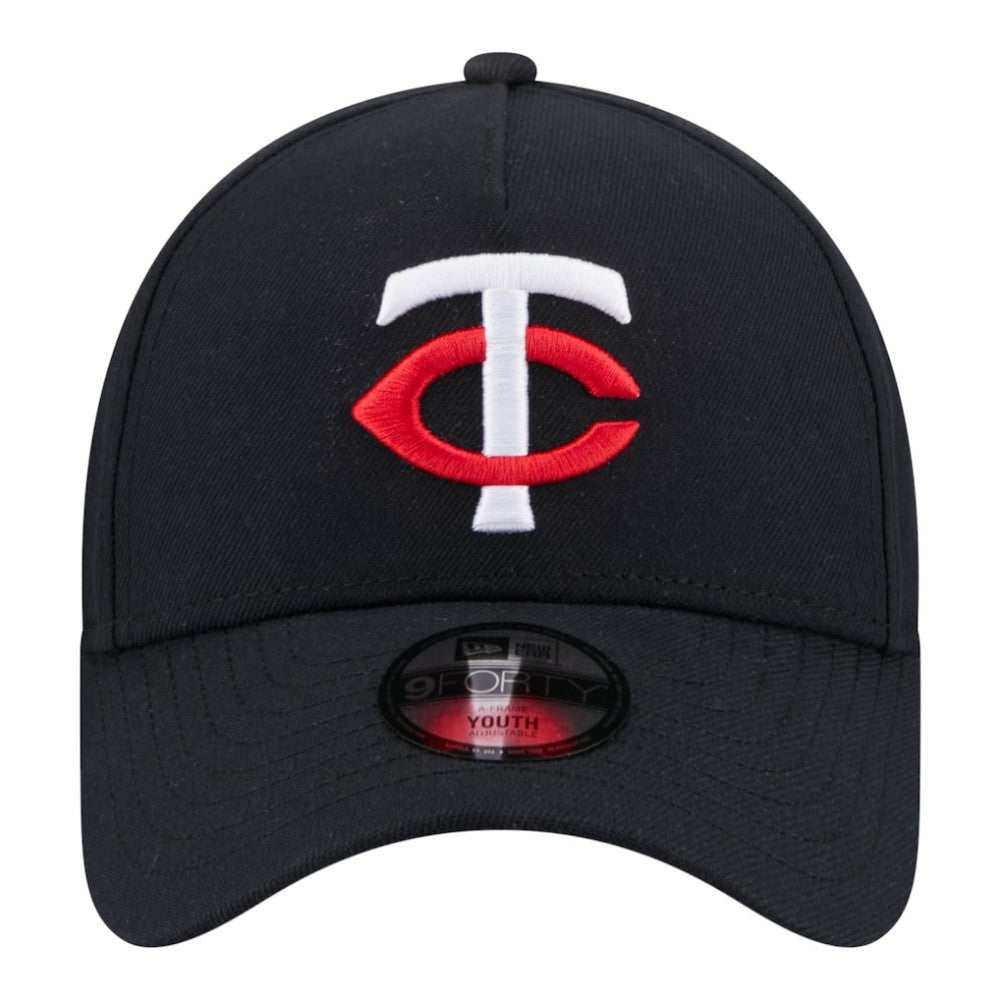 Minnesota Twins Youth 9FORTY A-Frame Adjustable Hat - Navy | New Era