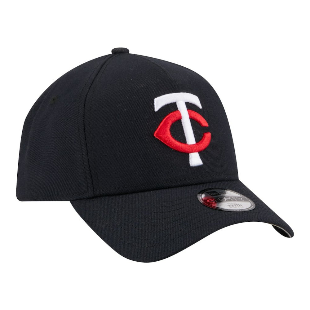 Minnesota Twins Youth 9FORTY A-Frame Adjustable Hat - Navy | New Era