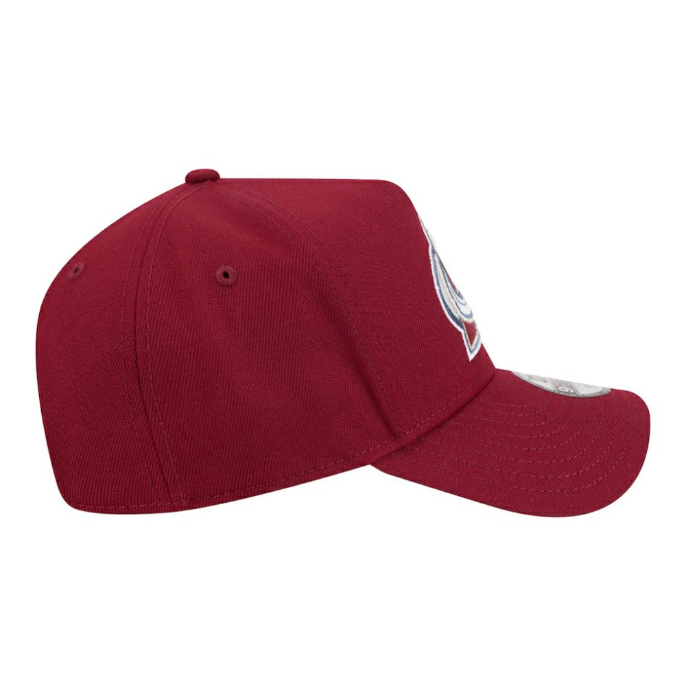 Colorado Avalanche New Era Youth 9FORTY A-Frame Adjustable Hat Burgundy