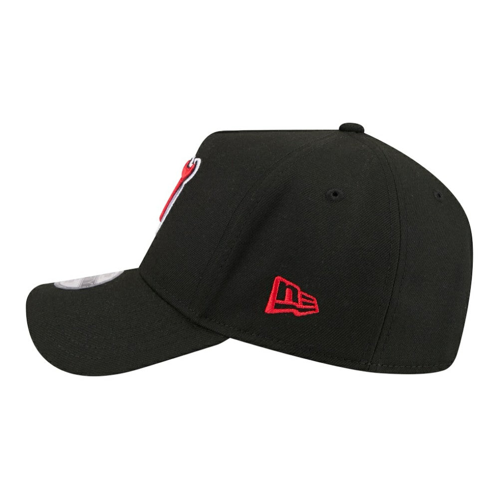 New Jersey Devils New Era Youth 9FORTY A-Frame Adjustable Hat Black