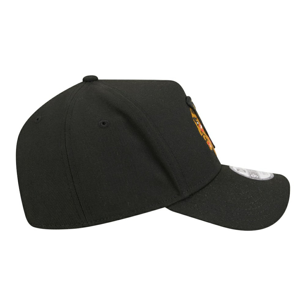 Chicago Blackhawks New Era Youth 9FORTY A-Frame Adjustable Hat Black