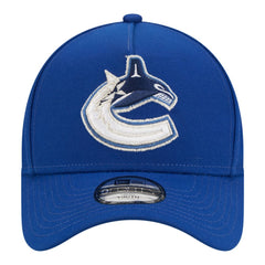 Vancouver Canucks New Era Youth 9FORTY A-Frame Adjustable Hat Blue