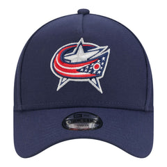Columbus Blue Jackets New Era Youth 9FORTY A-Frame Adjustable Hat Navy