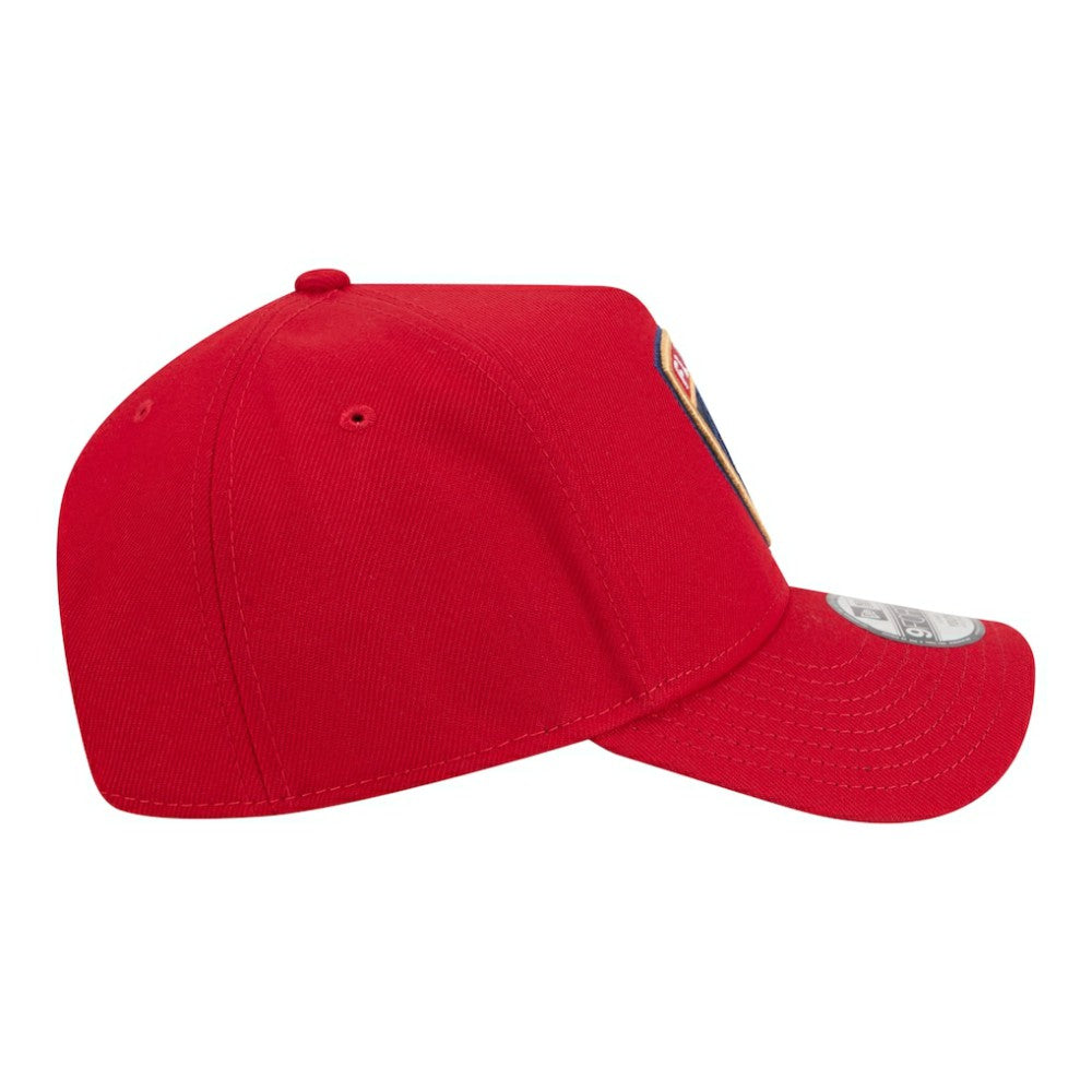 Florida Panthers New Era Youth 9FORTY A-Frame Adjustable Hat Red