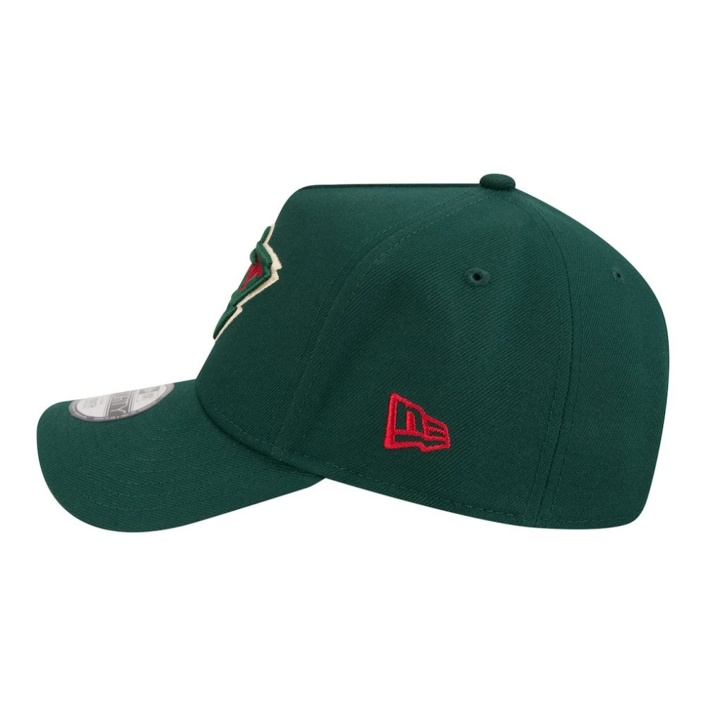 Minnesota Wild New Era Youth 9FORTY A-Frame Adjustable Hat Green