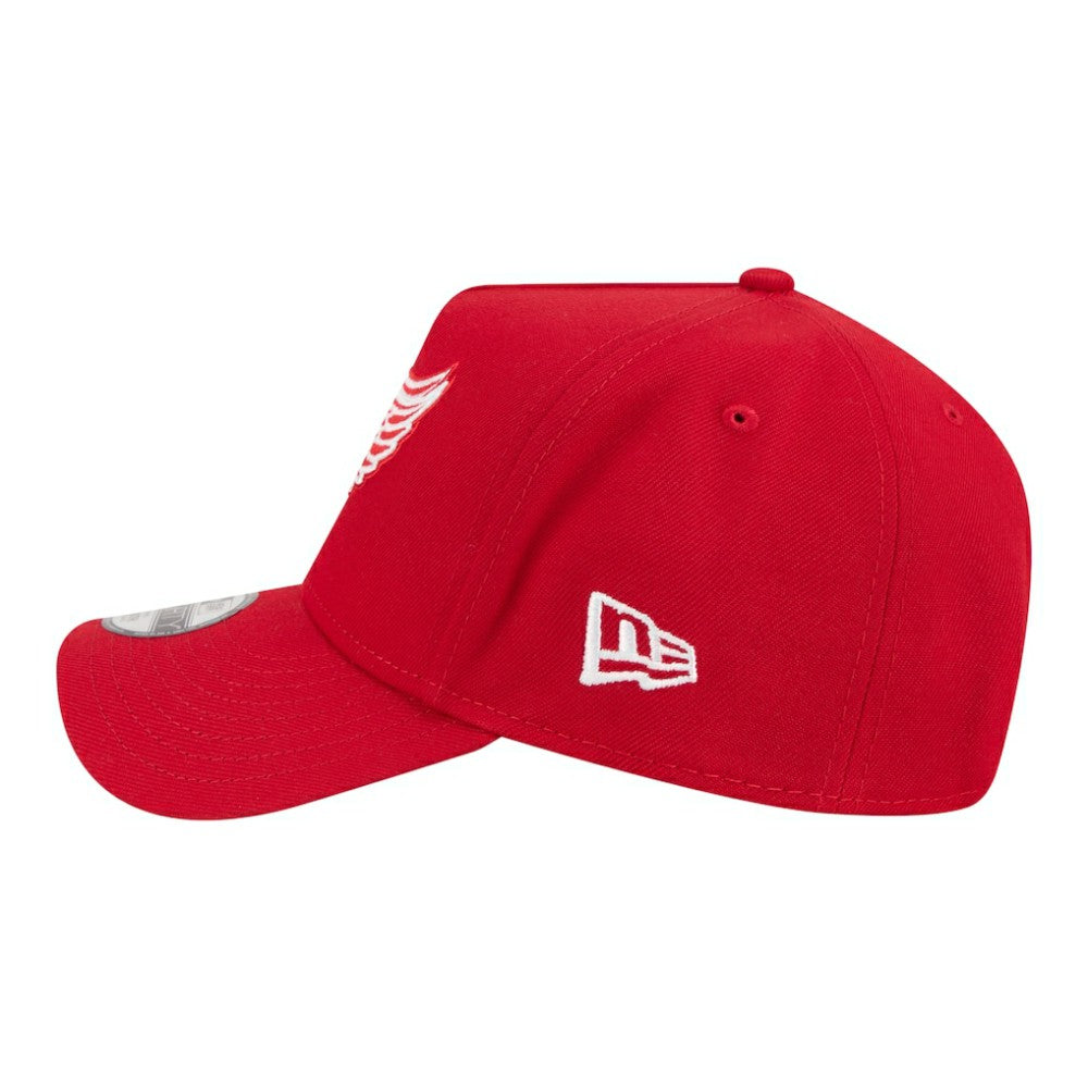 Detroit Red Wings New Era Youth 9FORTY A-Frame Adjustable Hat Red