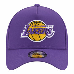 Los Angeles Lakers Youth 9FORTY A-Frame Adjustable Hat - Purple | New Era for sale