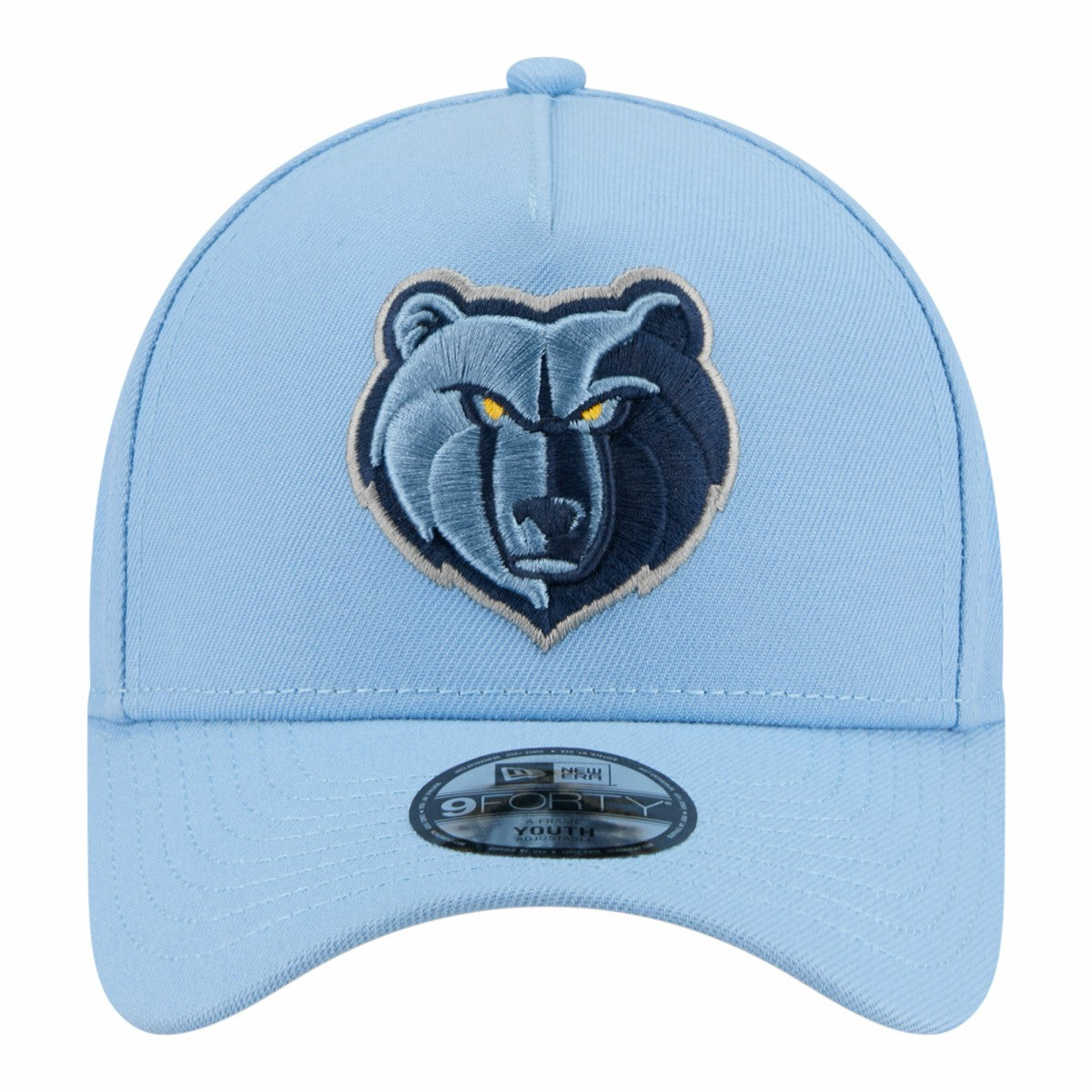 Memphis Grizzlies Youth 9FORTY A-Frame Adjustable Hat - Light Blue | New Era outlet