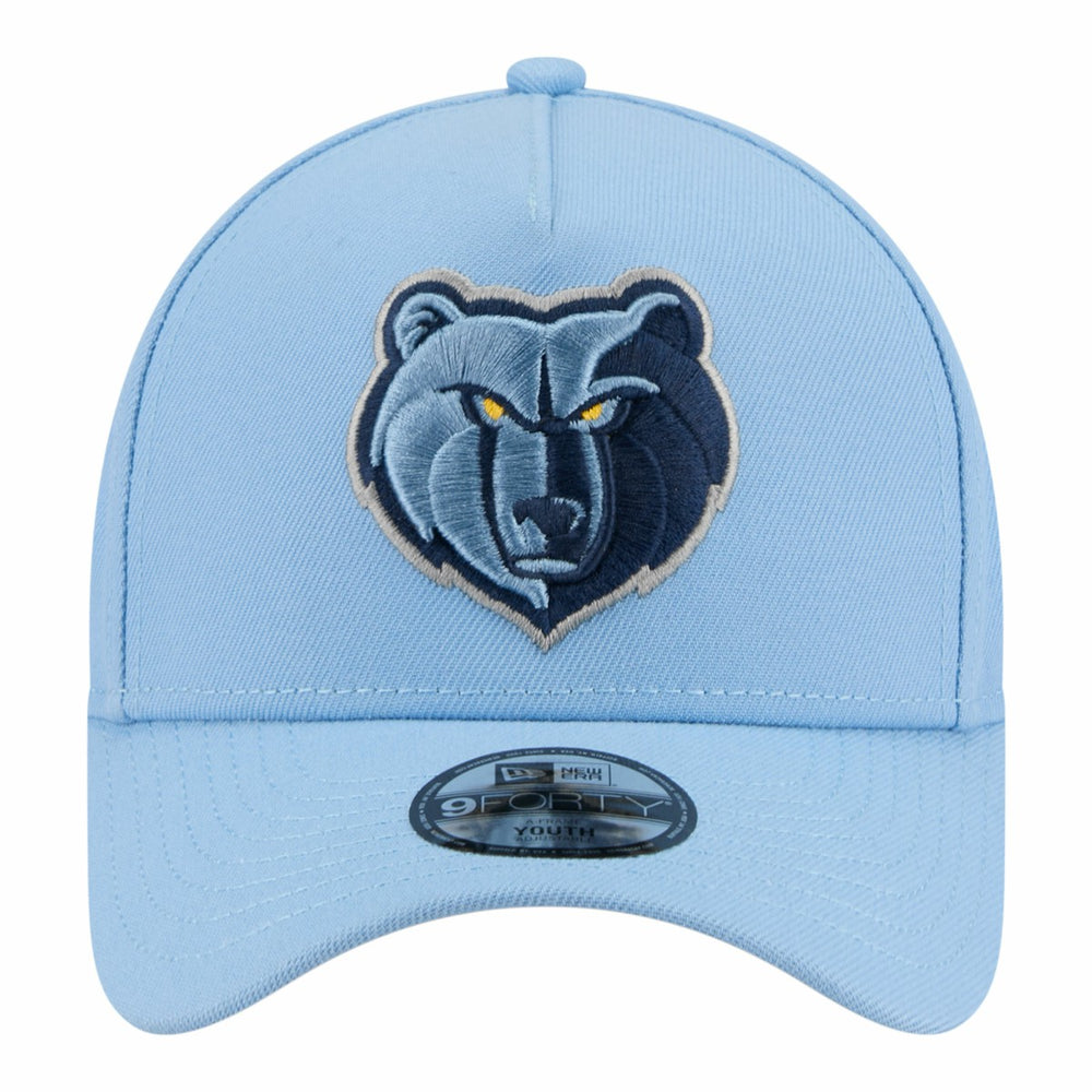 Memphis Grizzlies Youth 9FORTY A-Frame Adjustable Hat - Light Blue | New Era outlet