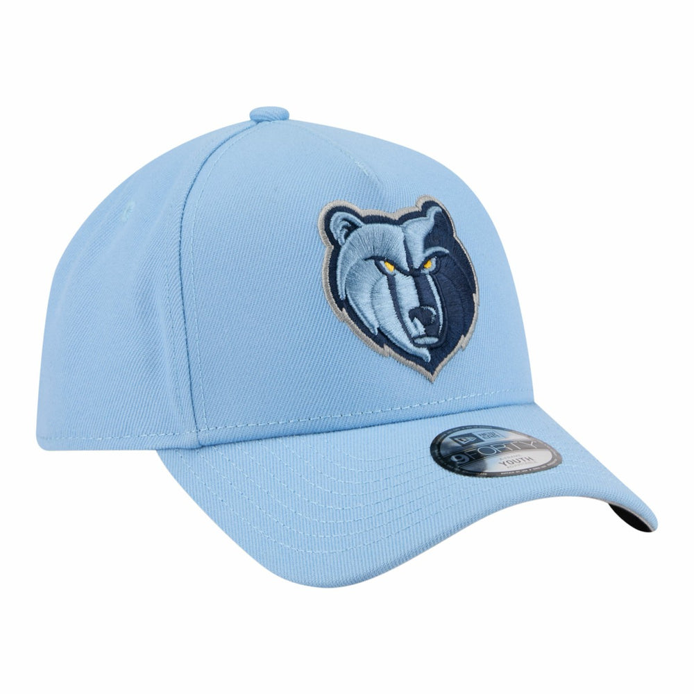 Memphis Grizzlies Youth 9FORTY A-Frame Adjustable Hat - Light Blue | New Era outlet