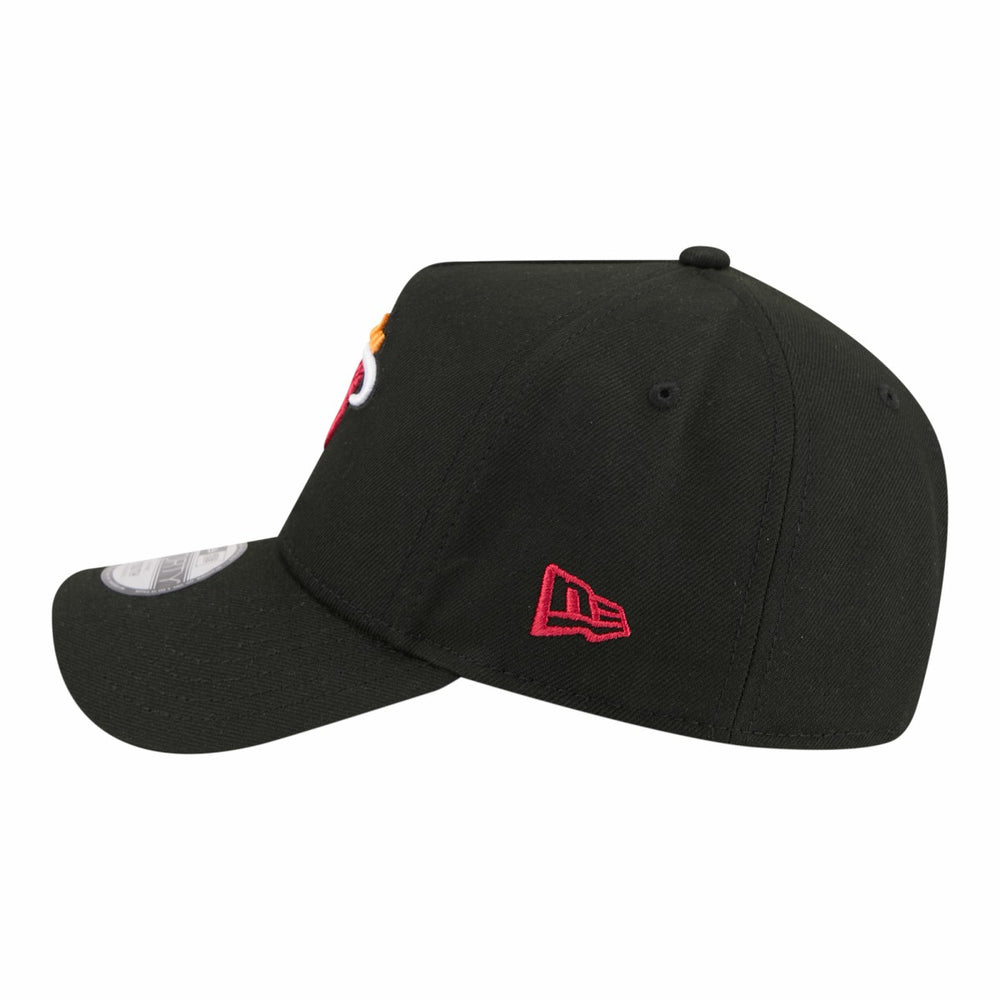 Miami Heat Youth 9FORTY A-Frame Adjustable Hat - Black | New Era sale