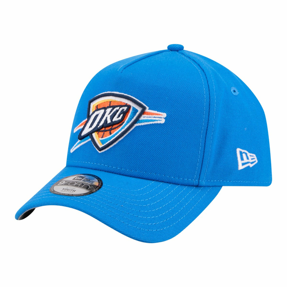 Oklahoma City Thunder Youth 9FORTY A-Frame Adjustable Hat - Blue | New Era sale