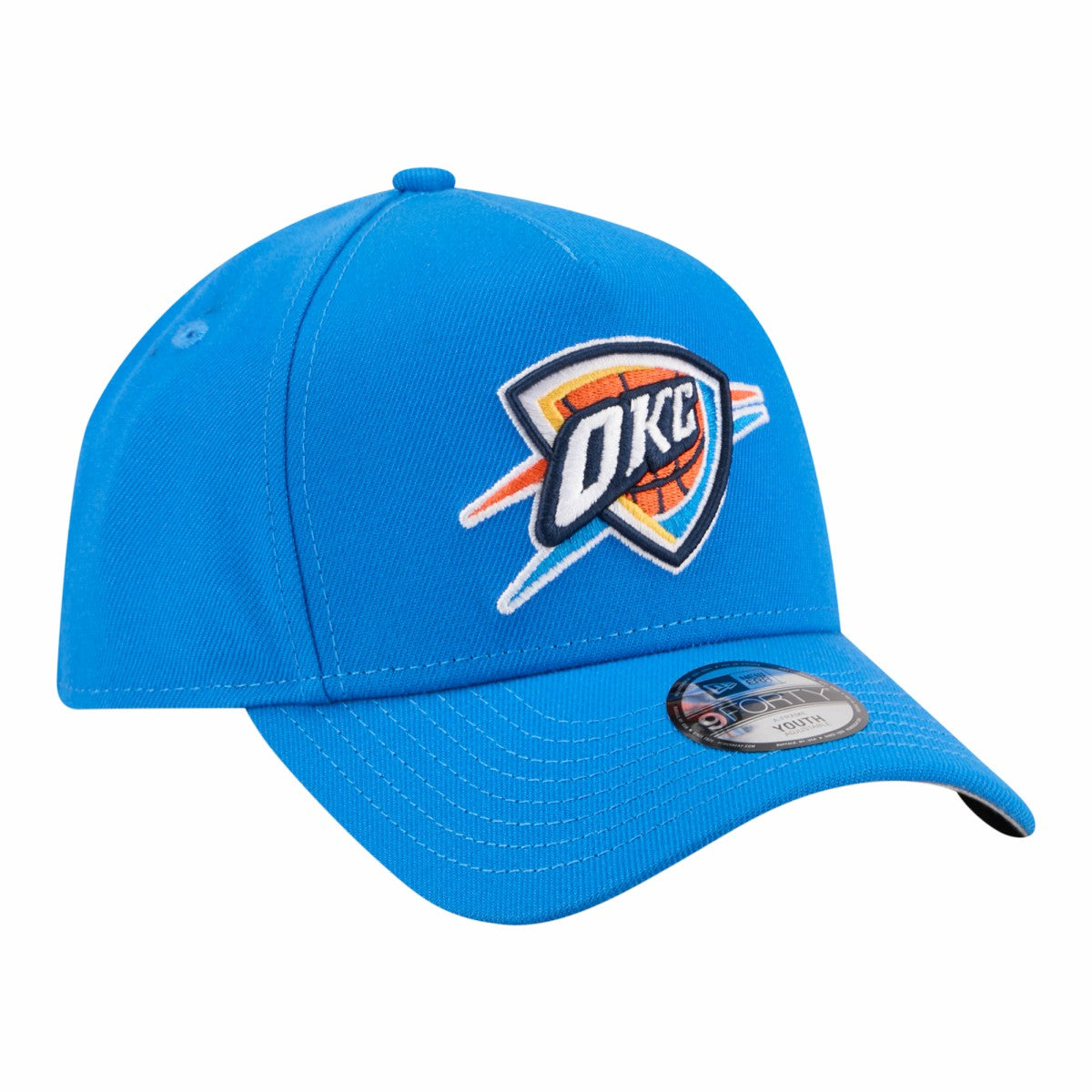 Oklahoma City Thunder Youth 9FORTY A-Frame Adjustable Hat - Blue | New Era sale