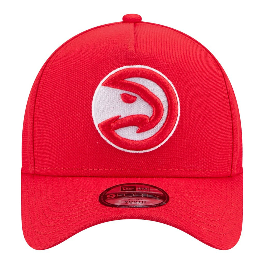 Atlanta Hawks Youth 9FORTY A-Frame Adjustable Hat - Red | New Era for sale