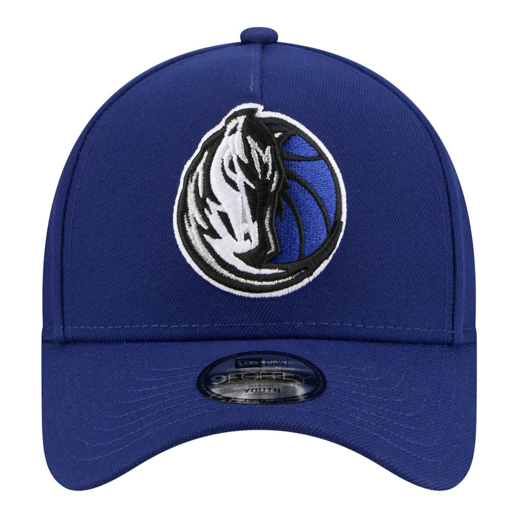 Dallas Mavericks Youth 9FORTY A-Frame Adjustable Hat sale - Navy | New Era outlet