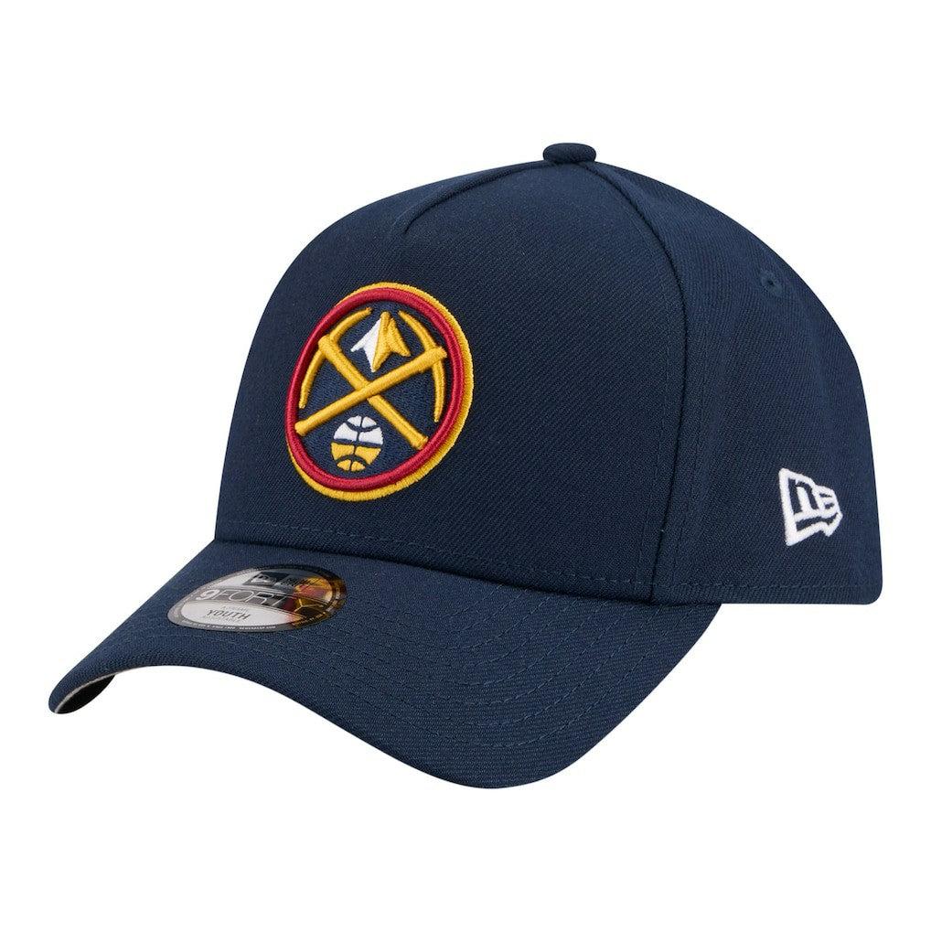Denver Nuggets Youth 9FORTY A-Frame Adjustable Hat sale - Navy | New Era cheap