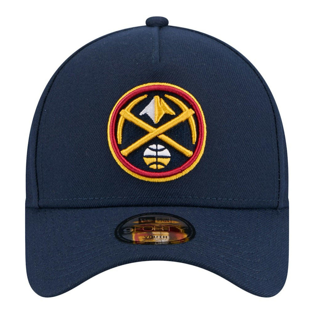 Denver Nuggets Youth 9FORTY A-Frame Adjustable Hat sale - Navy | New Era cheap