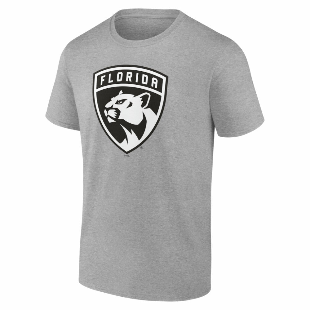Florida Panthers Big & Tall Personalized Name & Number Monochrome T-Shirt Gray