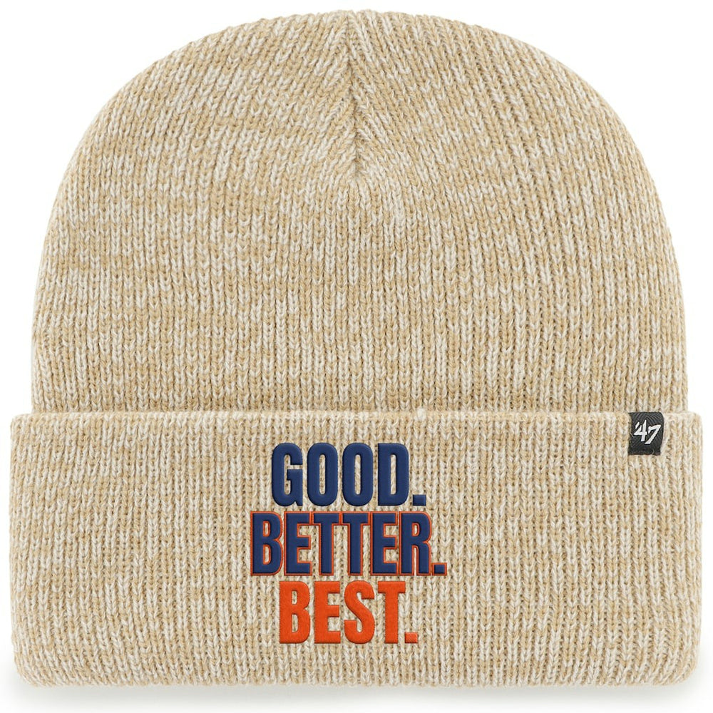 Chicago Bears '47 Good. Better. Best. Cuffed Knit Hat - Khaki sale