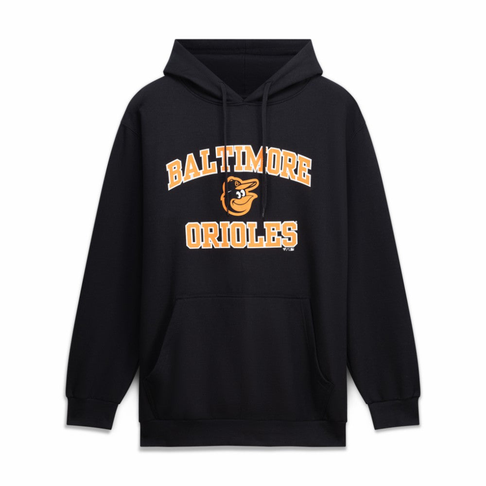 Baltimore Orioles Big & Tall Heart & Soul Hoodie - Black