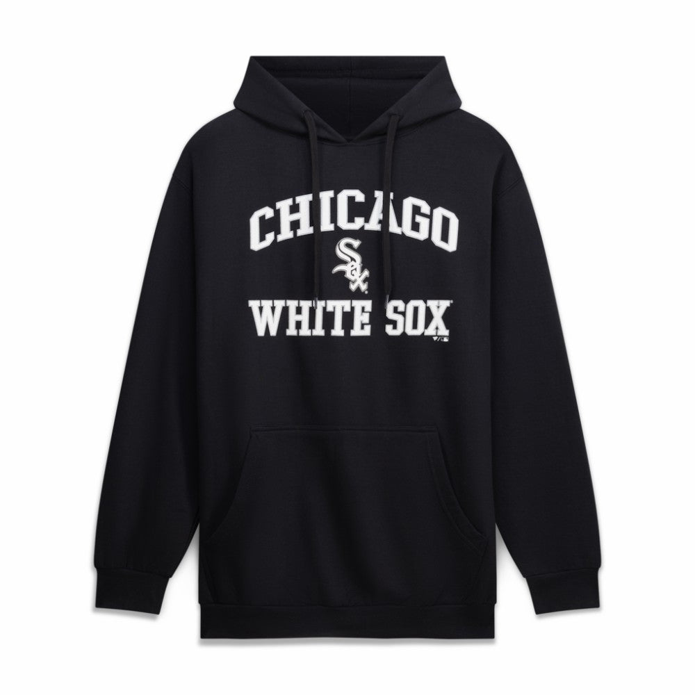 Chicago White Sox Big & Tall Heart & Soul Hoodie - Black