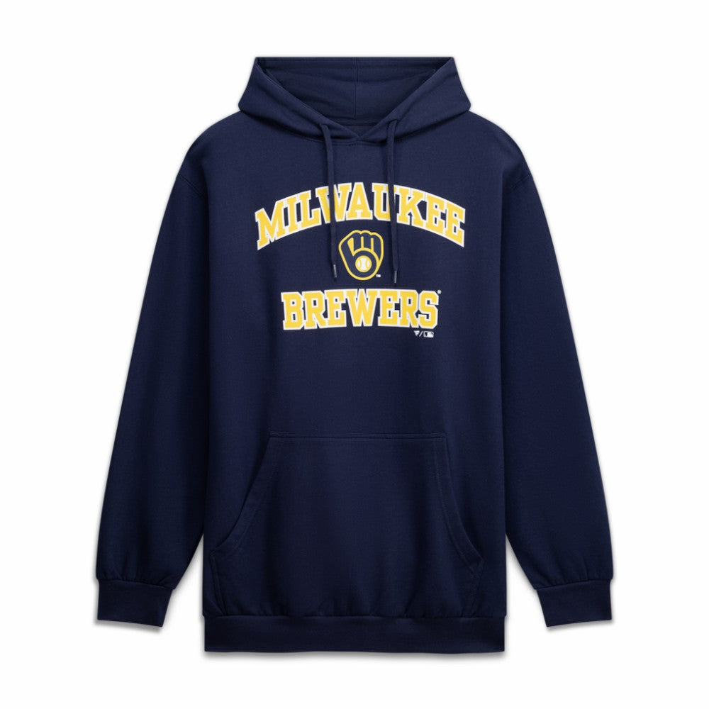 Milwaukee Brewers Big & Tall Heart & Soul Hoodie - Navy