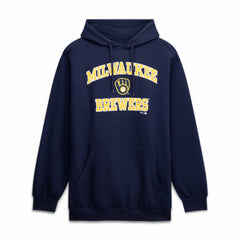 Milwaukee Brewers Big & Tall Heart & Soul Hoodie - Navy