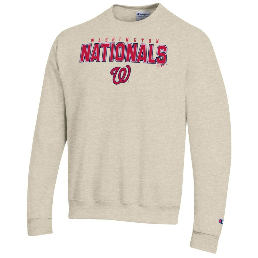 Washington Nationals Champion Eco Powerblend Sweatshirt - Oatmeal