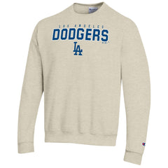 Los Angeles Dodgers Champion Eco Powerblend Sweatshirt - Oatmeal