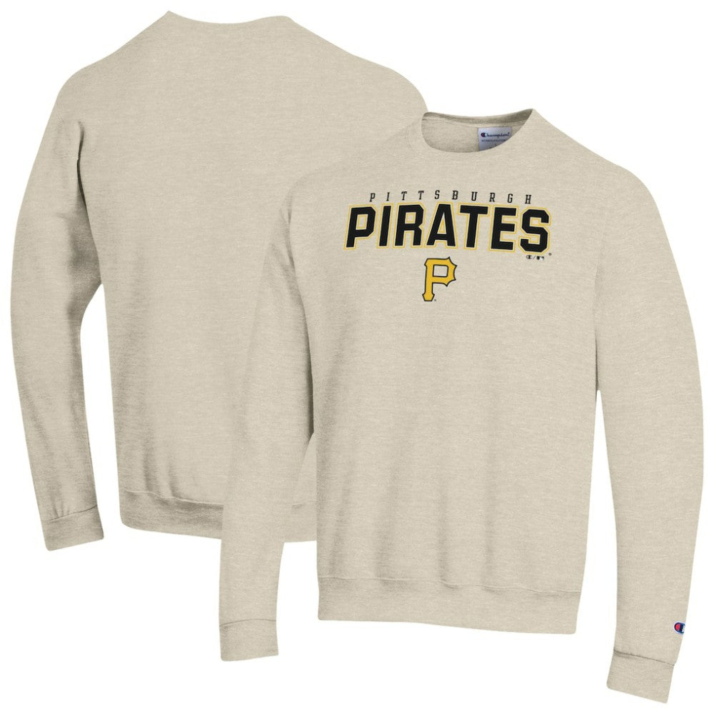 Pittsburgh Pirates Champion Eco Powerblend Sweatshirt - Oatmeal