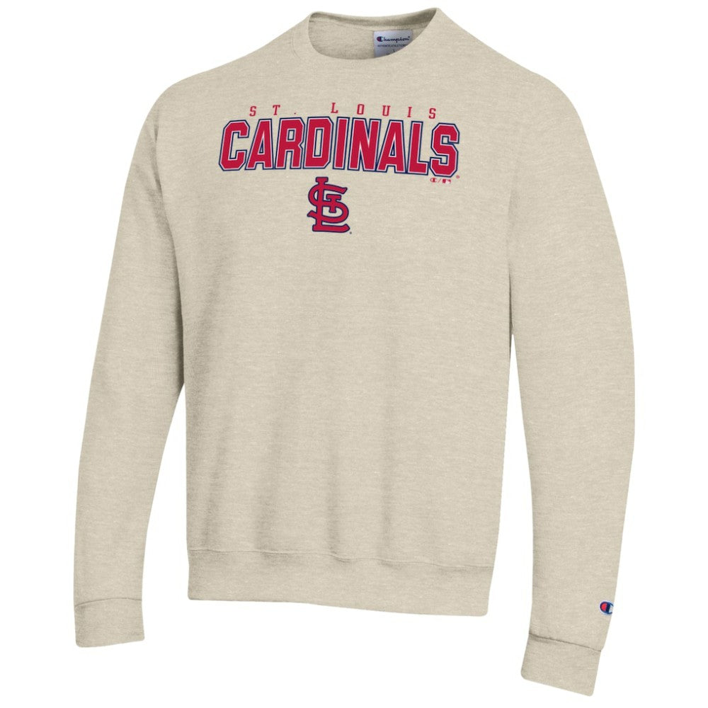 St. Louis Cardinals Champion Eco Powerblend Sweatshirt - Oatmeal