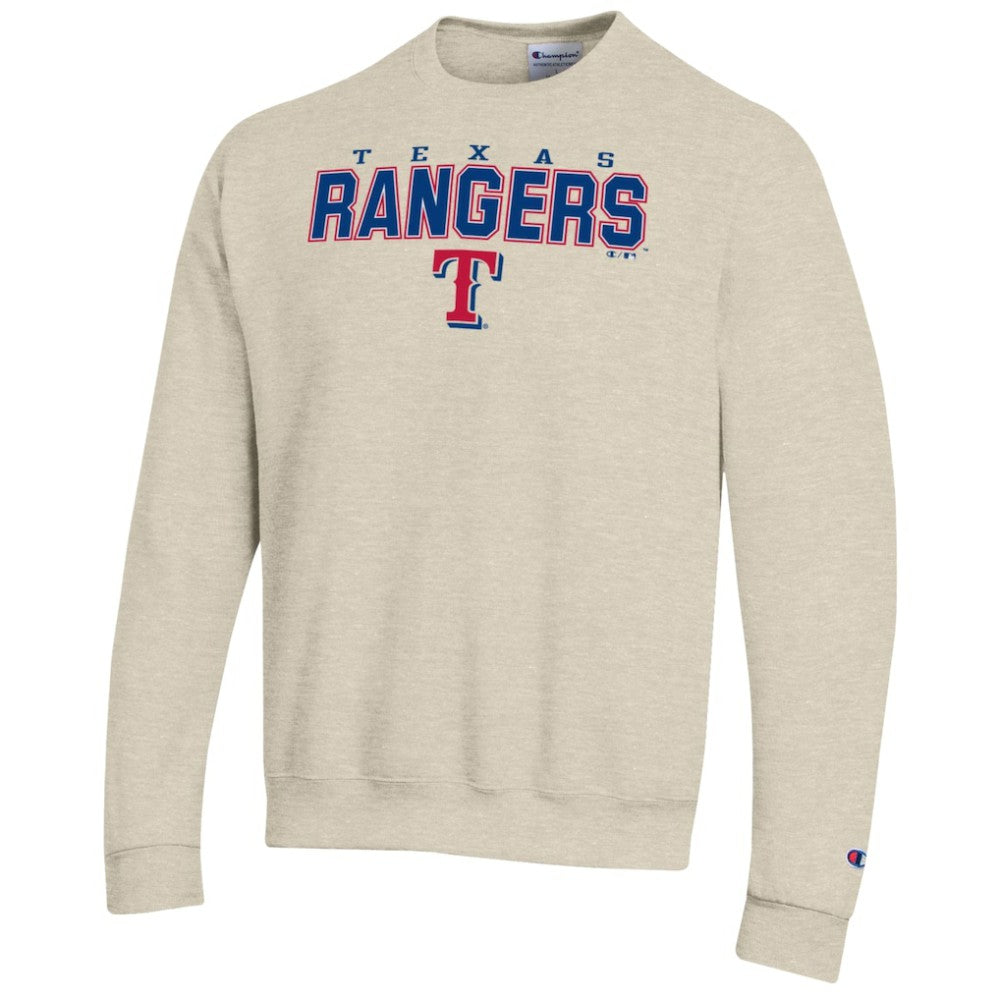 Texas Rangers Champion Eco Powerblend Sweatshirt - Oatmeal