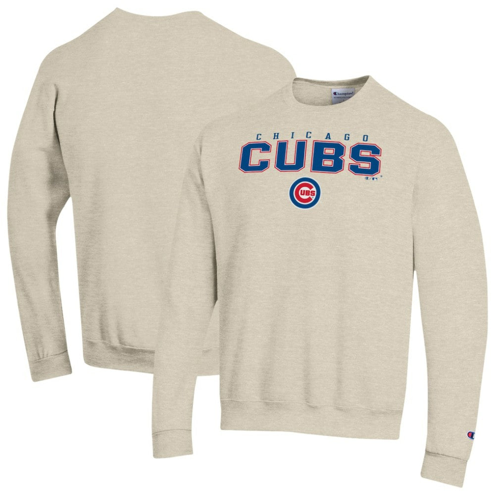 Chicago Cubs Champion Eco Powerblend Sweatshirt - Oatmeal