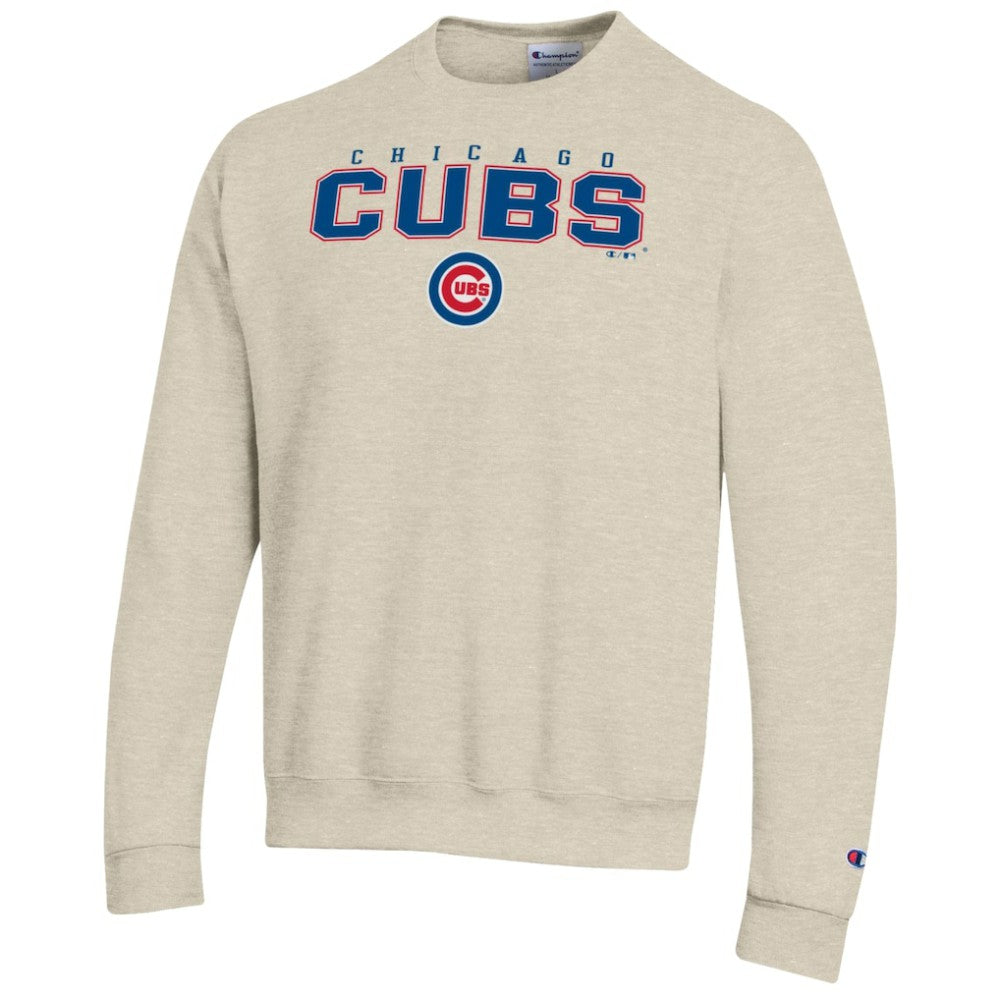 Chicago Cubs Champion Eco Powerblend Sweatshirt - Oatmeal