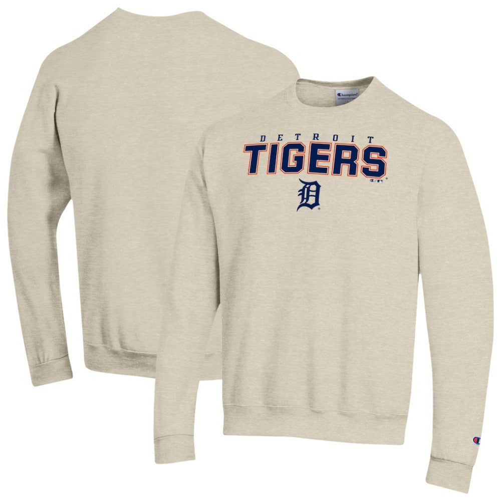 Detroit Tigers Champion Eco Powerblend Sweatshirt - Oatmeal