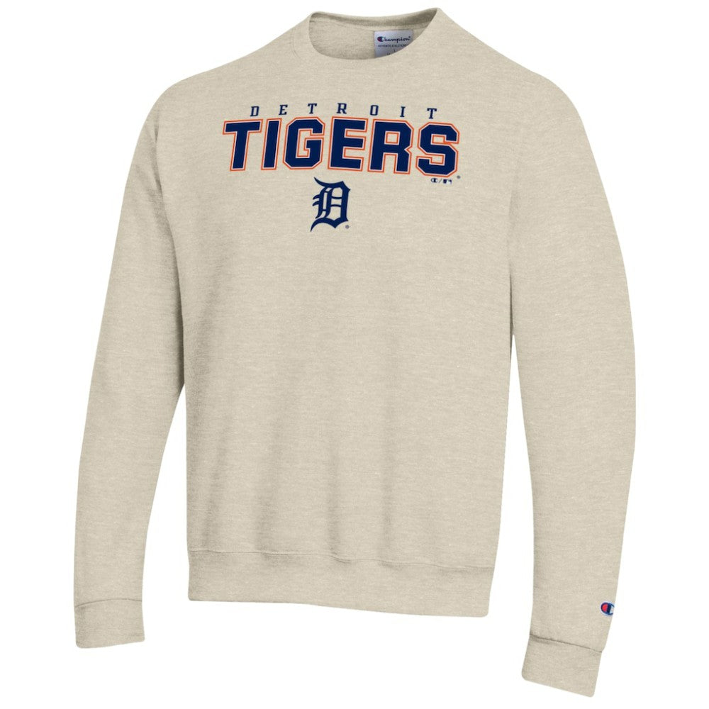 Detroit Tigers Champion Eco Powerblend Sweatshirt - Oatmeal