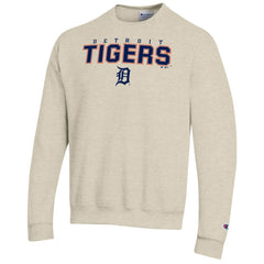 Detroit Tigers Champion Eco Powerblend Sweatshirt - Oatmeal