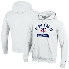 Minnesota Twins Champion Eco Powerblend Hoodie - White