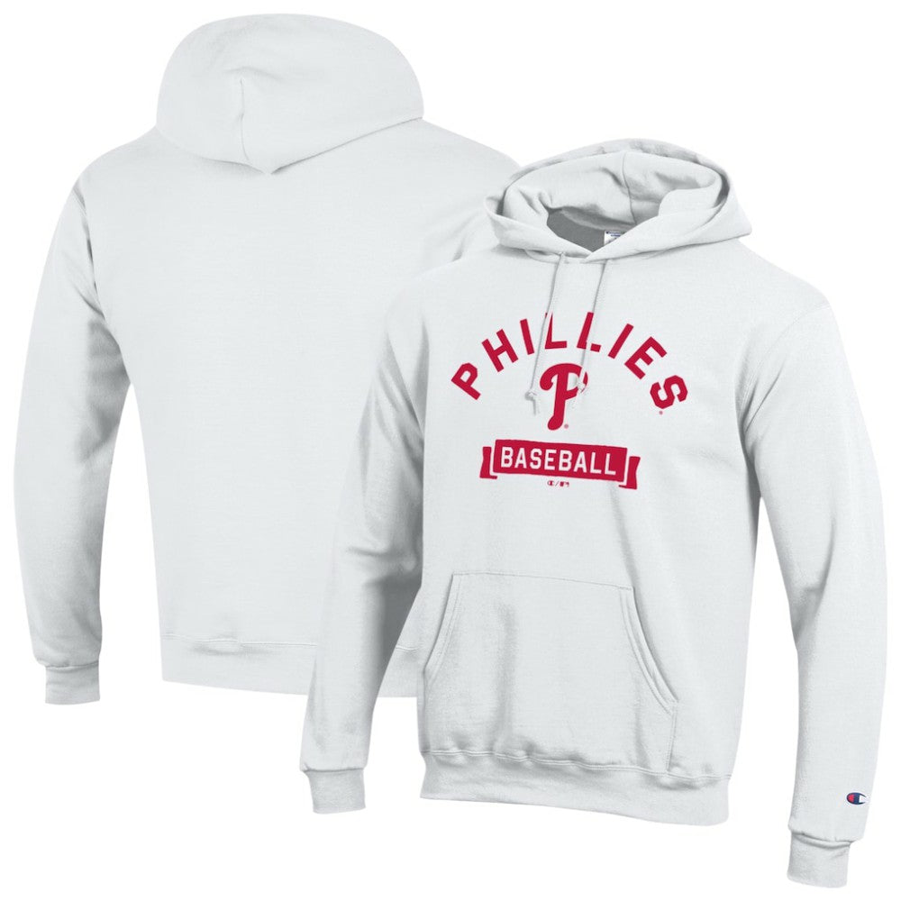 Philadelphia Phillies Champion Eco Powerblend Hoodie - White
