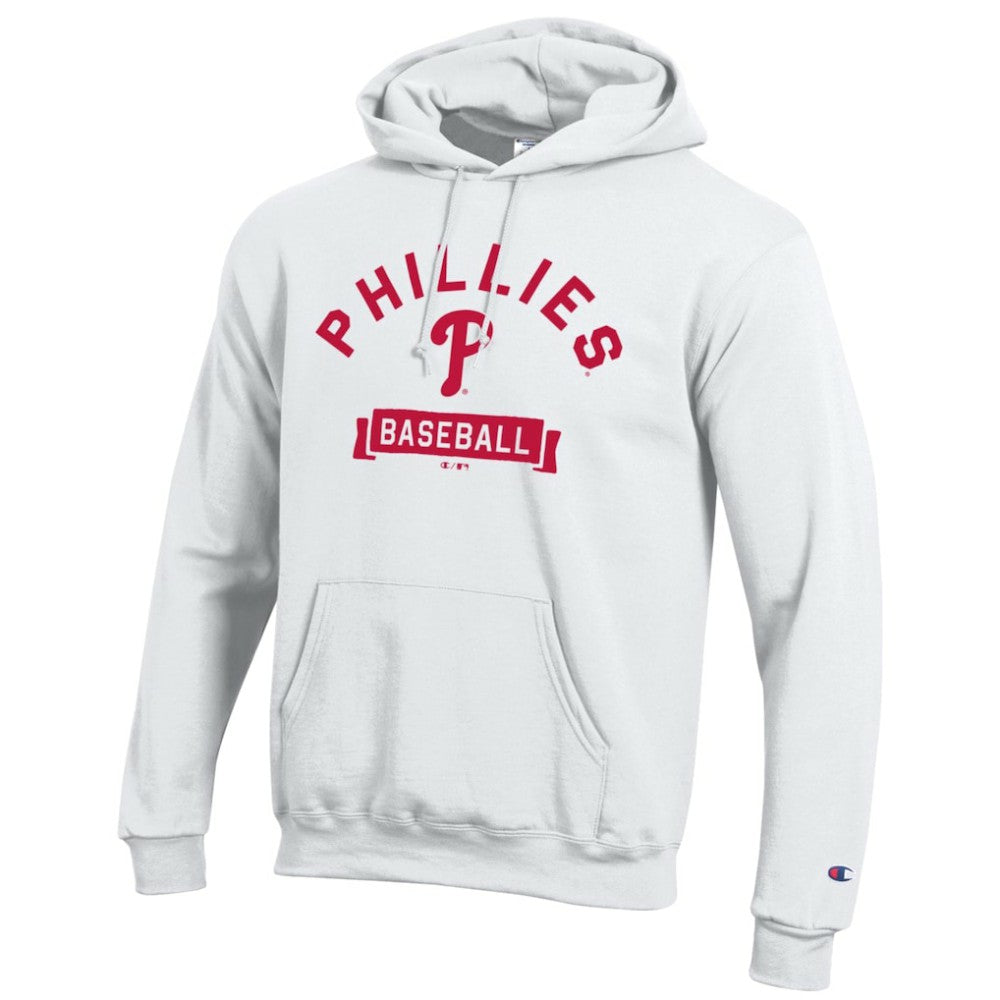 Philadelphia Phillies Champion Eco Powerblend Hoodie - White