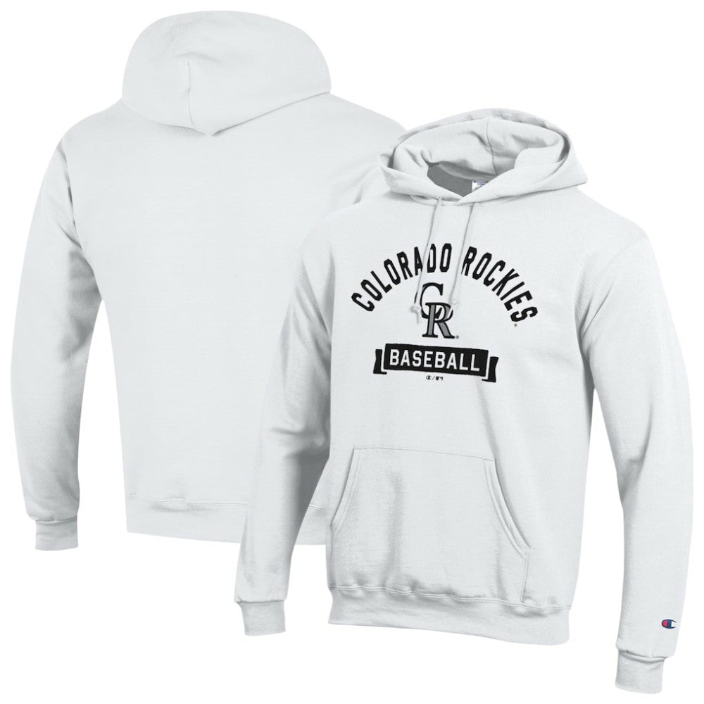 Colorado Rockies Champion Eco Powerblend Hoodie - White