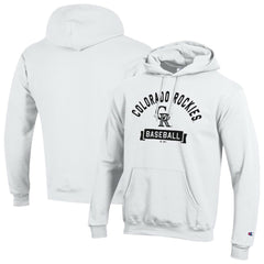 Colorado Rockies Champion Eco Powerblend Hoodie - White