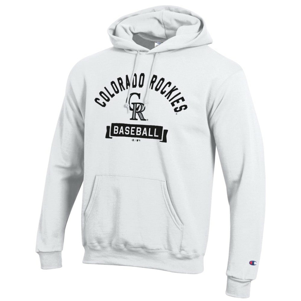Colorado Rockies Champion Eco Powerblend Hoodie - White